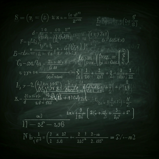 mathematical blackboard
